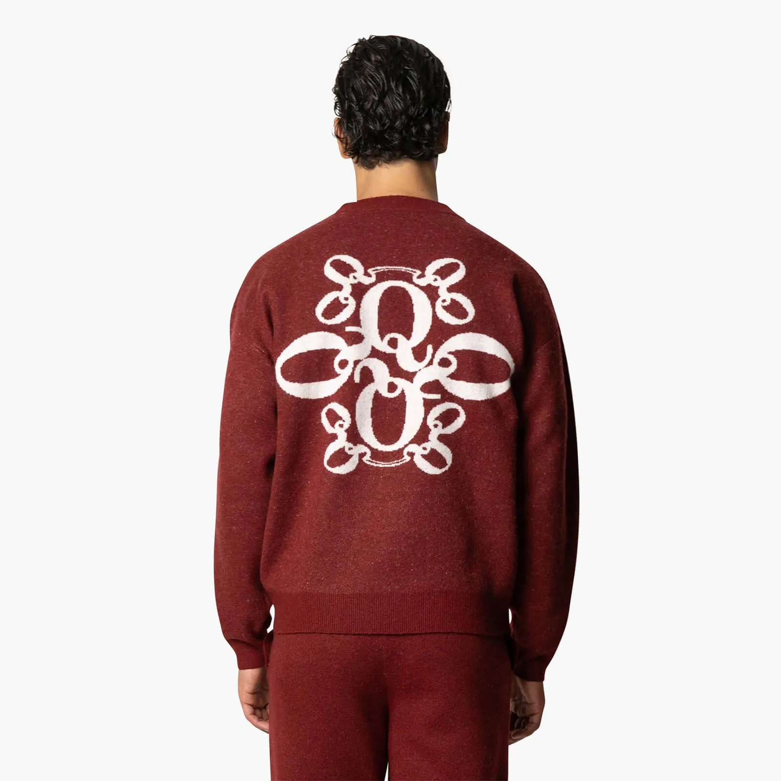 INSIGNIA KNITTED SET | BORDEAUX