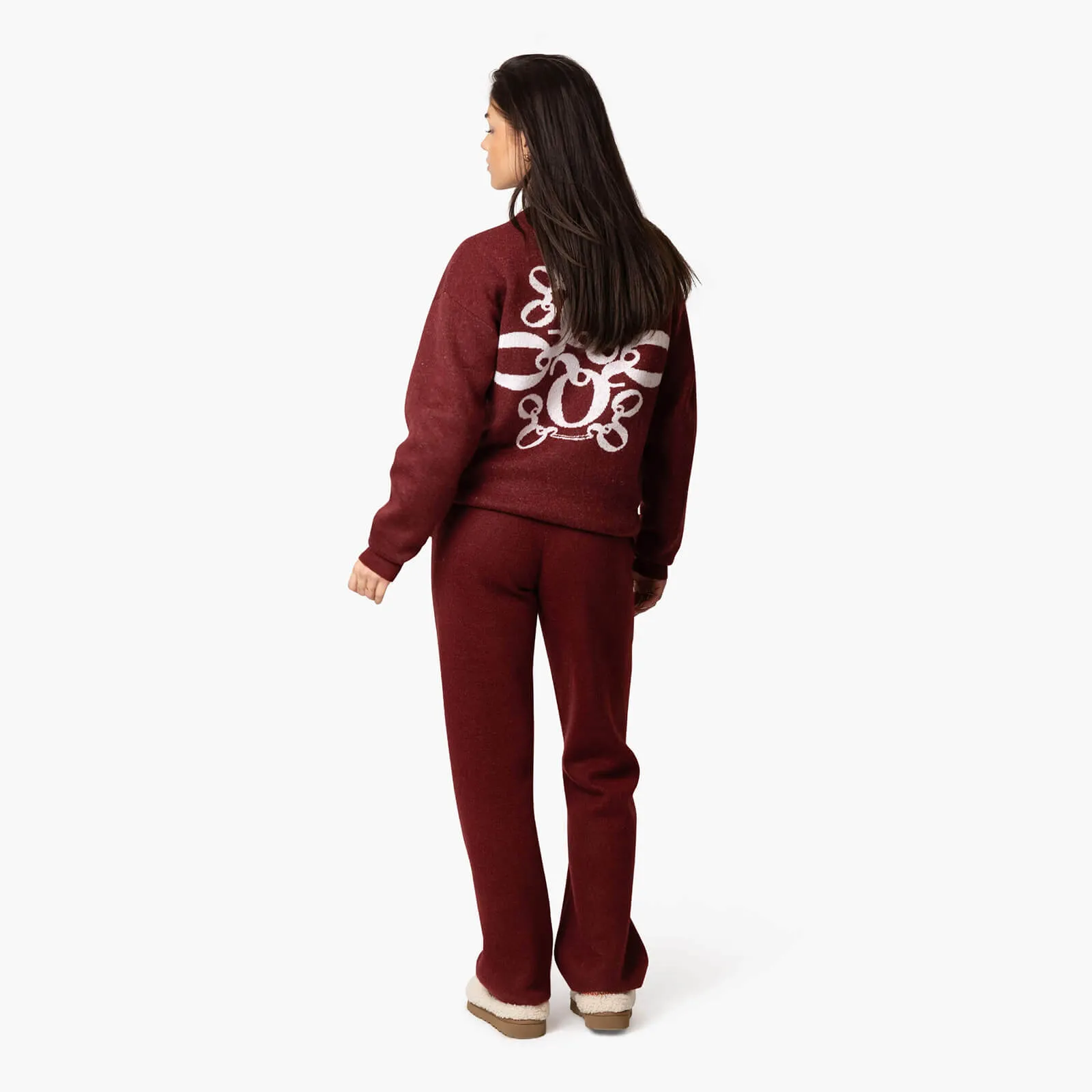 INSIGNIA KNITTED SET | BORDEAUX