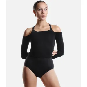 Intermezzo 6579 3/4 Sleeve Crop Top - Adult
