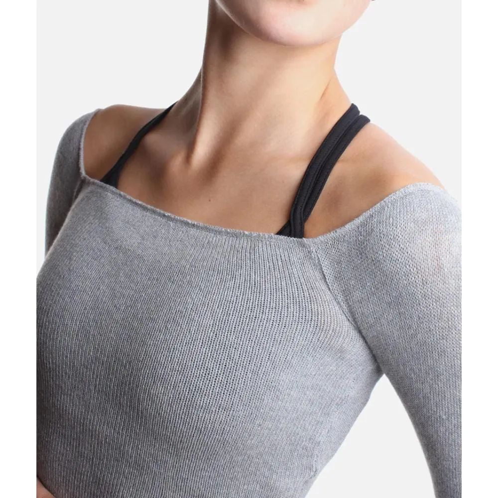 Intermezzo 6579 3/4 Sleeve Crop Top - Adult