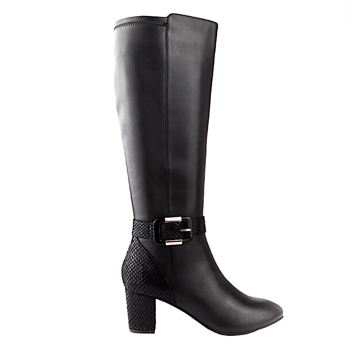 ISABELL Women's Dress Mid Calf Heeled Boots