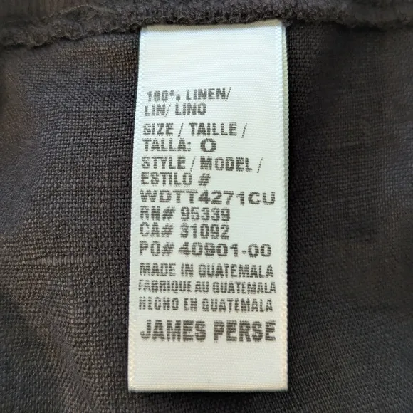 James Perse linen drawstring shorts