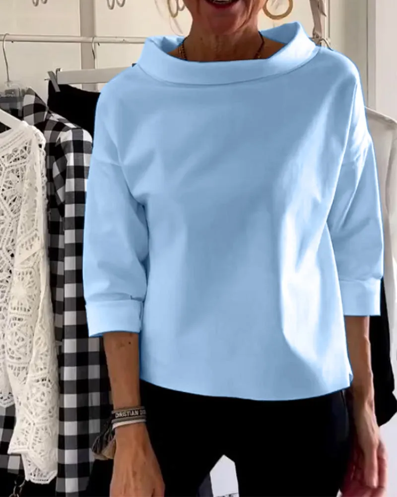 Jesica® | Casual top with simple lapels