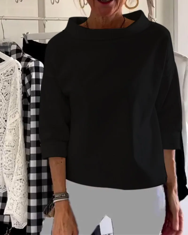 Jesica® | Casual top with simple lapels