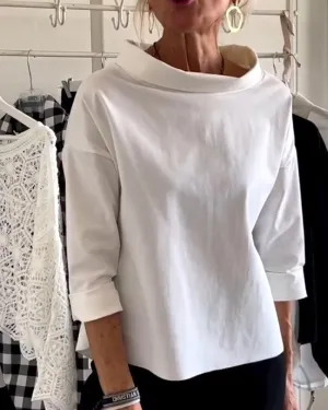 Jesica® | Casual top with simple lapels