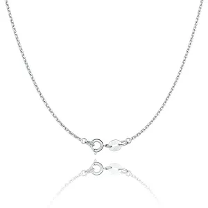 Jewlpire 925 Sterling Silver Chain Necklace Chain for Women Girls 1.1mm Cable Chain Necklace Upgraded Spring-Ring Clasp - Thin & Sturdy - Italian Quality 16/18/20/22/24 Inch | Multiple Colors and Sizes