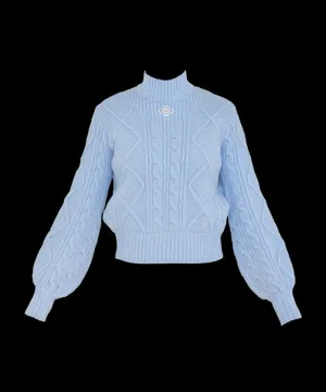 J.Jane Balloon Sleeves Sweater - Blue