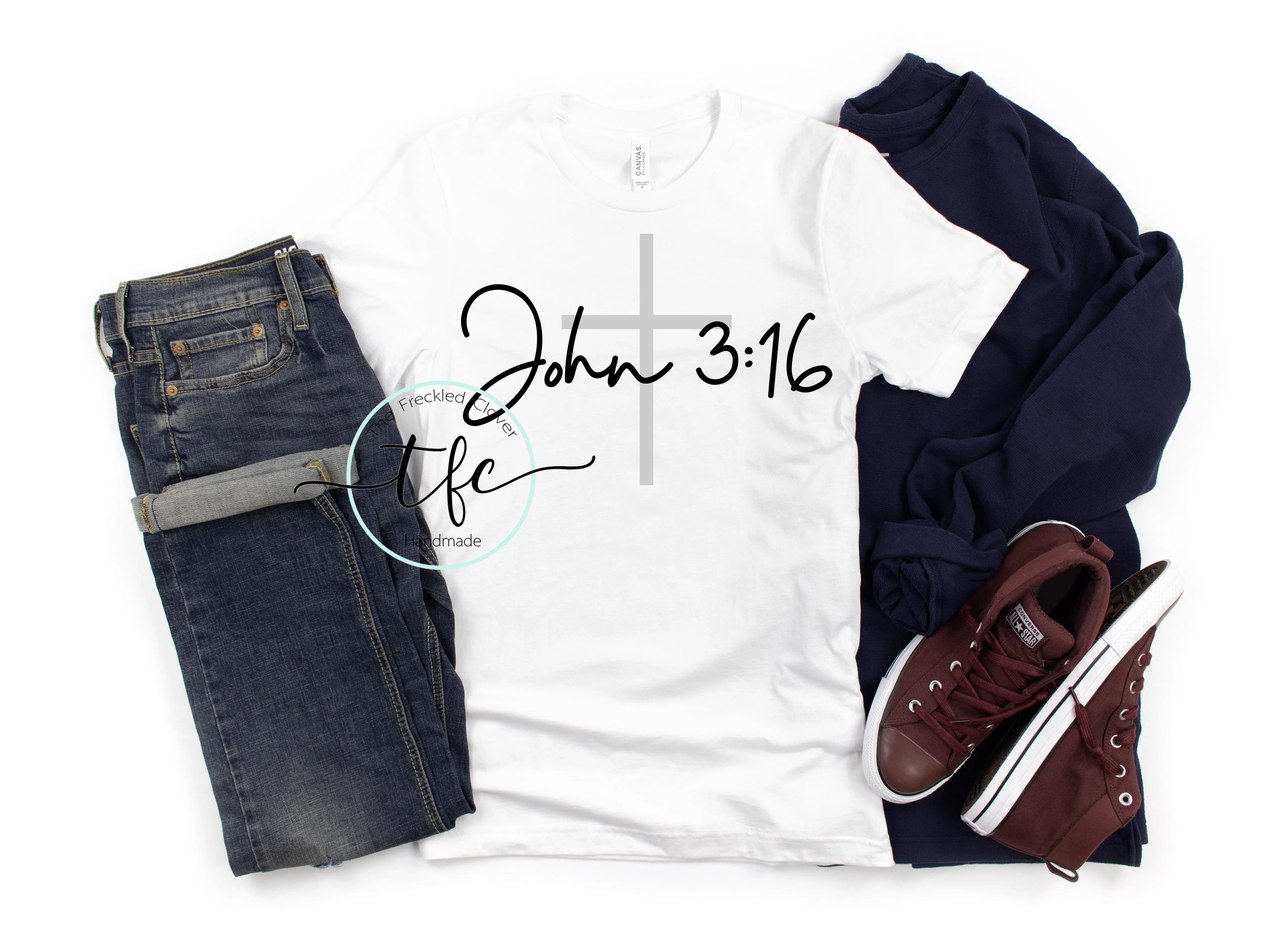 {John 3:16} Men Boys