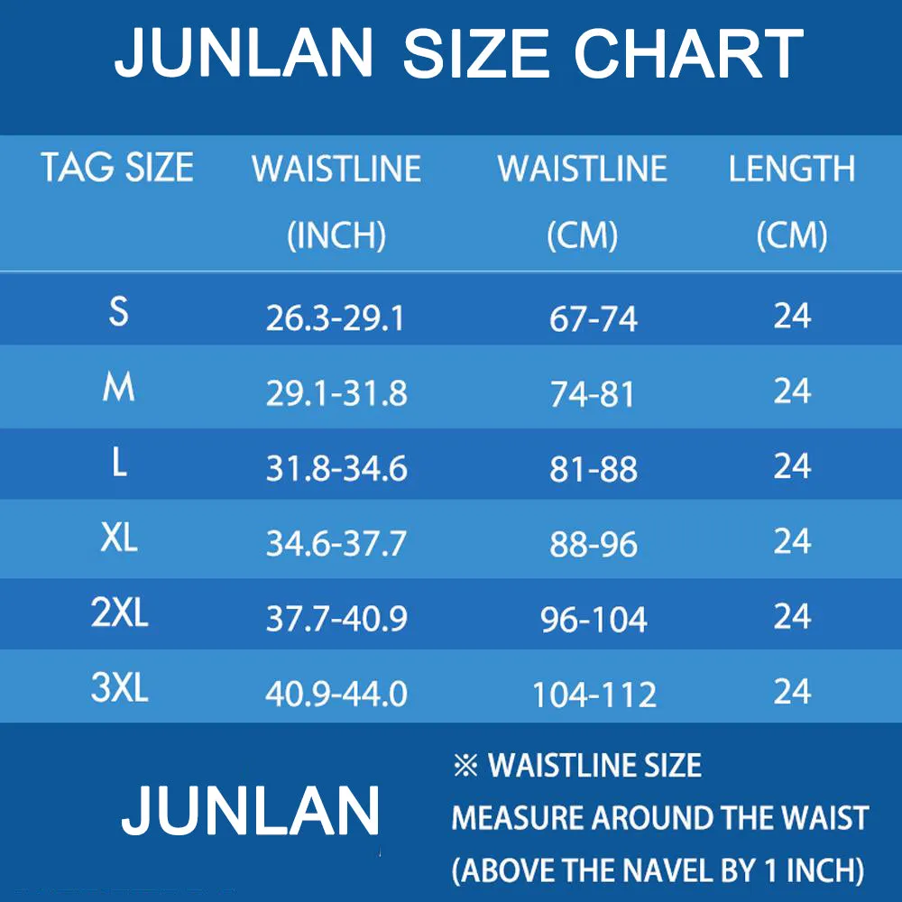Junlan Workout Sweat Waist Trainer Sauna Belt