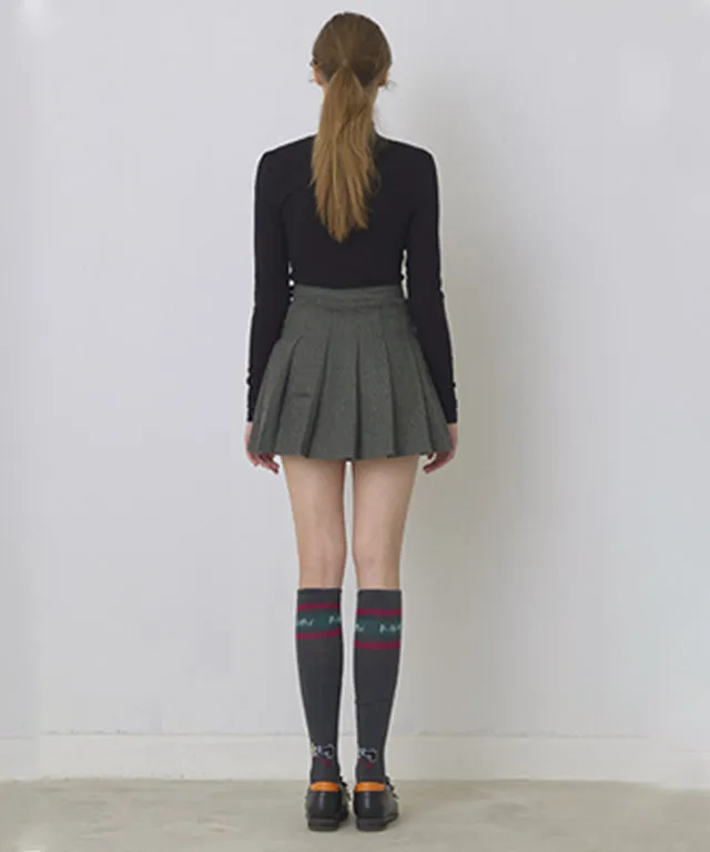 KANDINI Warm High-Neck T-Shirt - Black