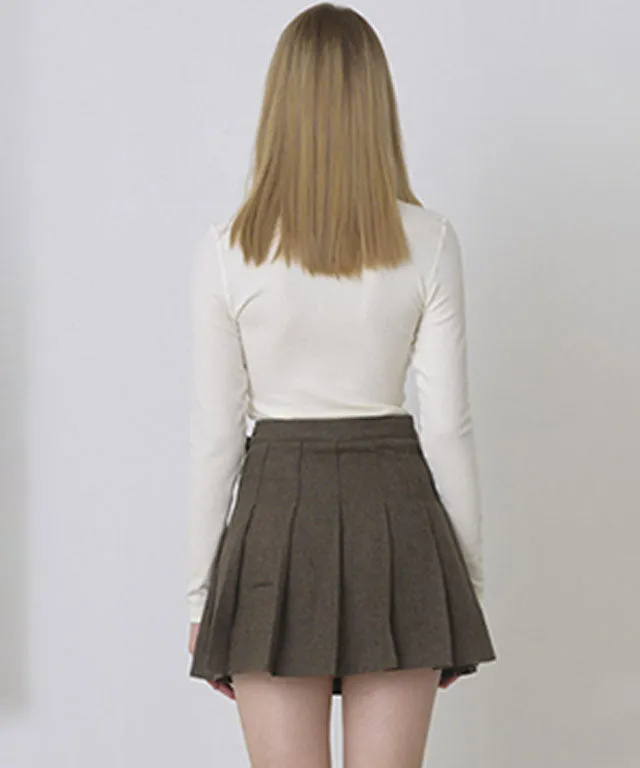 KANDINI Warm High-neck T-Shirt - Ivory