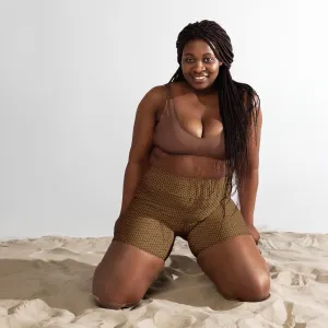 Kente (Black) Yoga Shorts