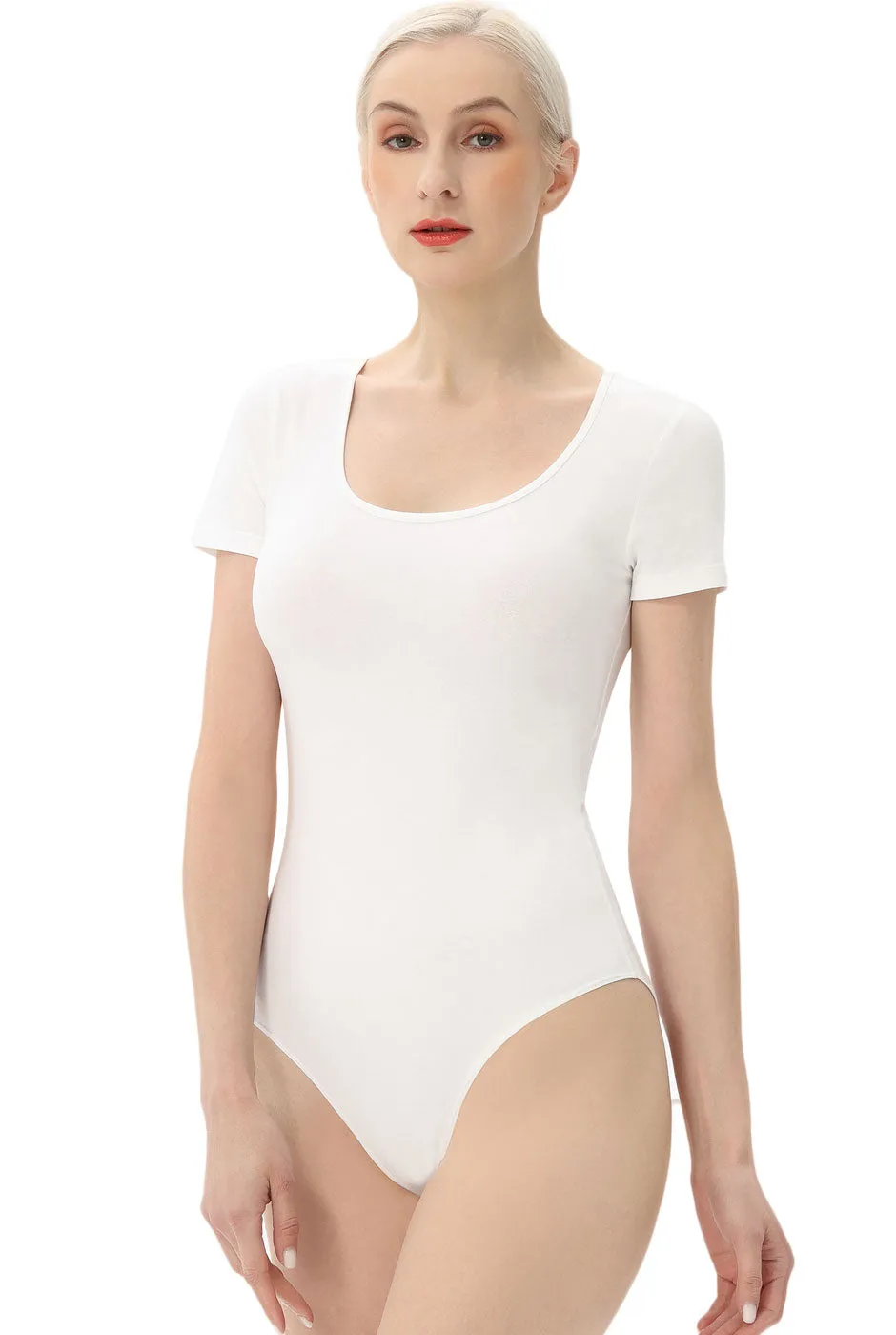 Kimi   Kai Women's U-Neck Basic Bodysuit