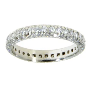 Kwiat Pavé Diamond Anniversary Eternity Band