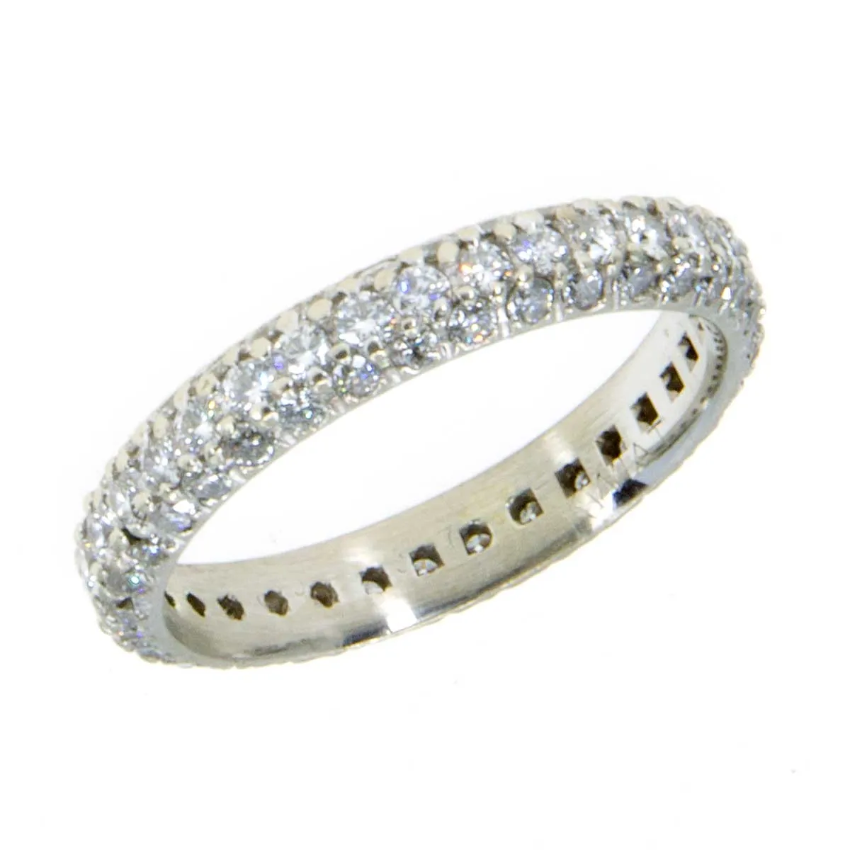 Kwiat Pavé Diamond Anniversary Eternity Band