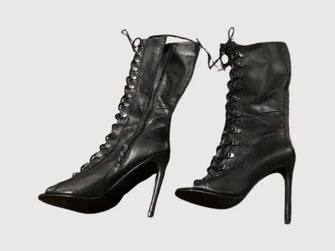 LACE UP HEELED BOOTS - REBOOTED - SM REBOOTED