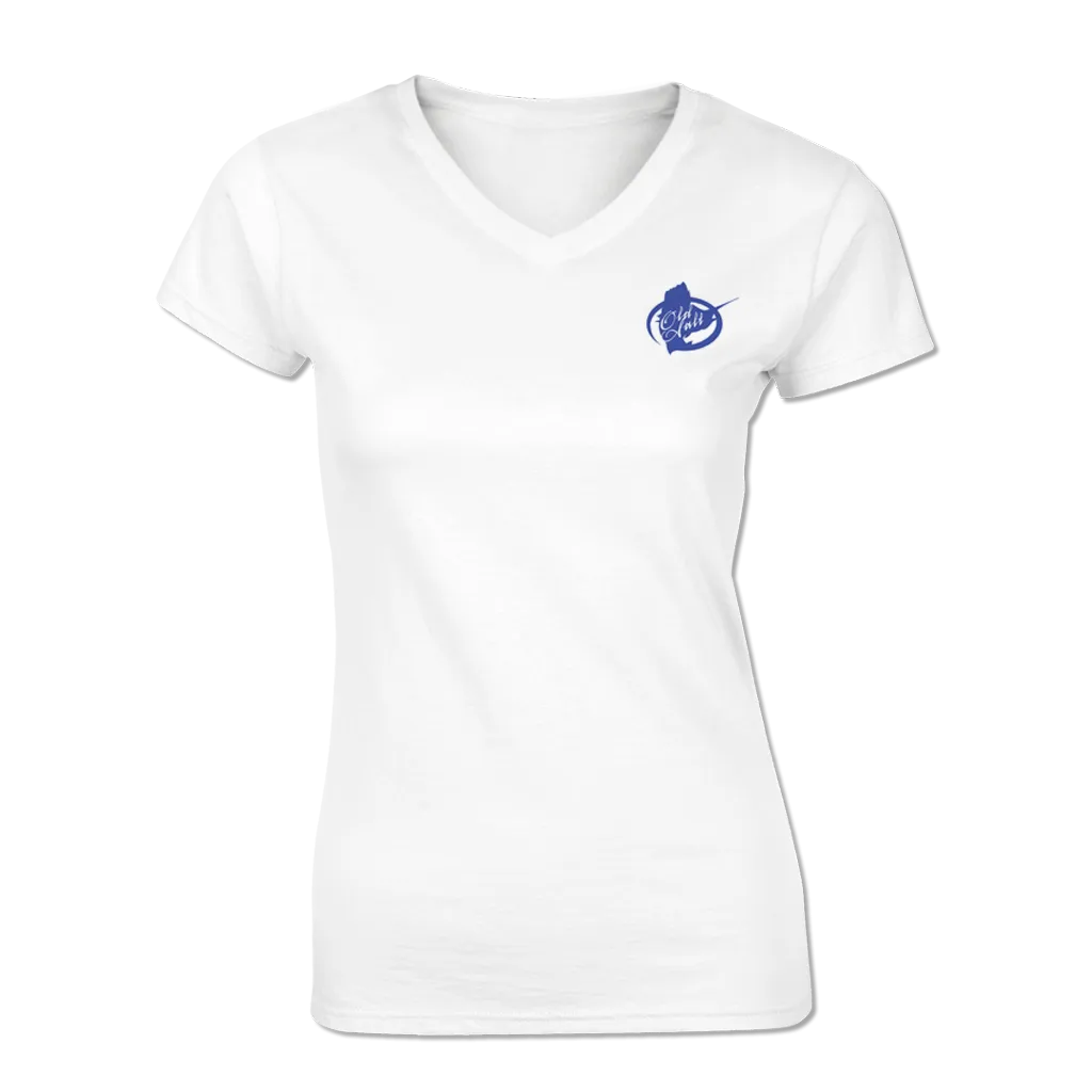 Ladies OS Seahorses - Short Sleeve Cotton T-Shirt