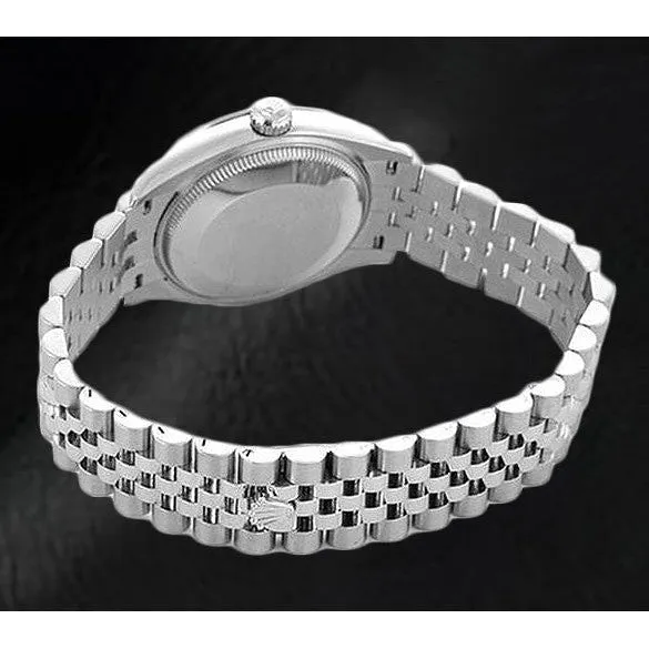 Ladies Rolex Date-just 31mm Silver Roman Dial Watch