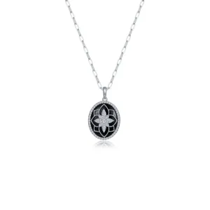 Lafonn Simulated Diamond Dolly Pendant Necklace P0325OXP20