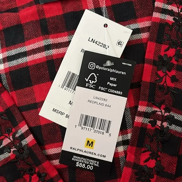 Lauren Ralph Lauren Bathrobe NWT SIZE M