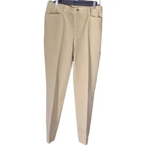 Lauren Ralph Lauren Womens Career Tan Jeans Size 4 Slide Pocket Straight Pant