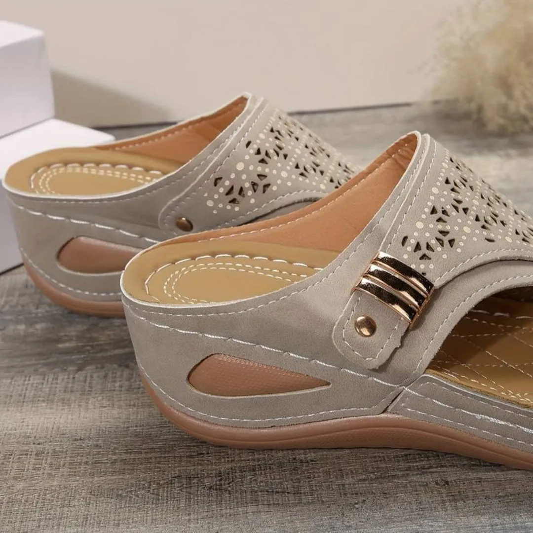 Leila Stitched Sandals