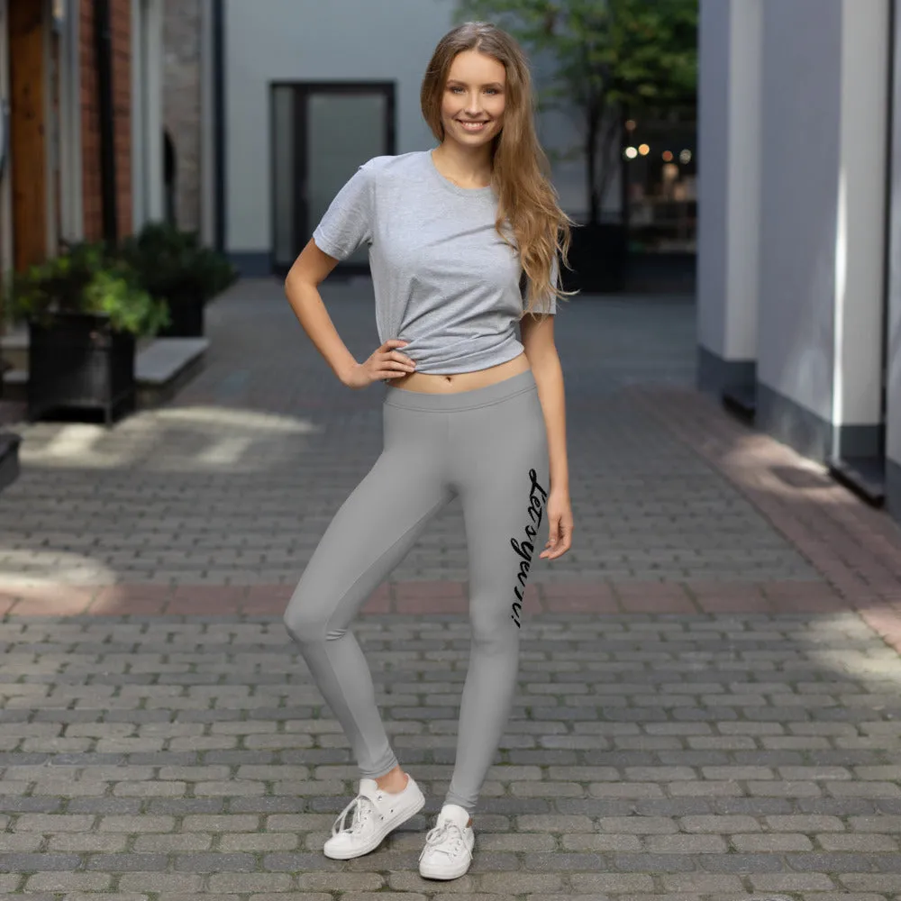 Let's Get It! Grey Leggings