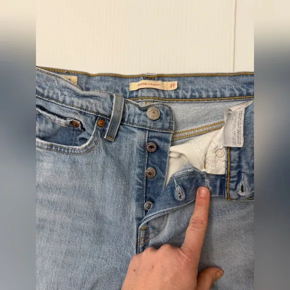 Levi's Premium Wedgie Straight Jeans - 27