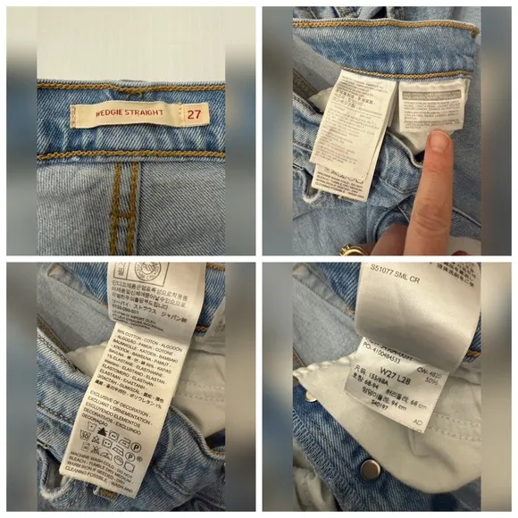 Levi's Premium Wedgie Straight Jeans - 27