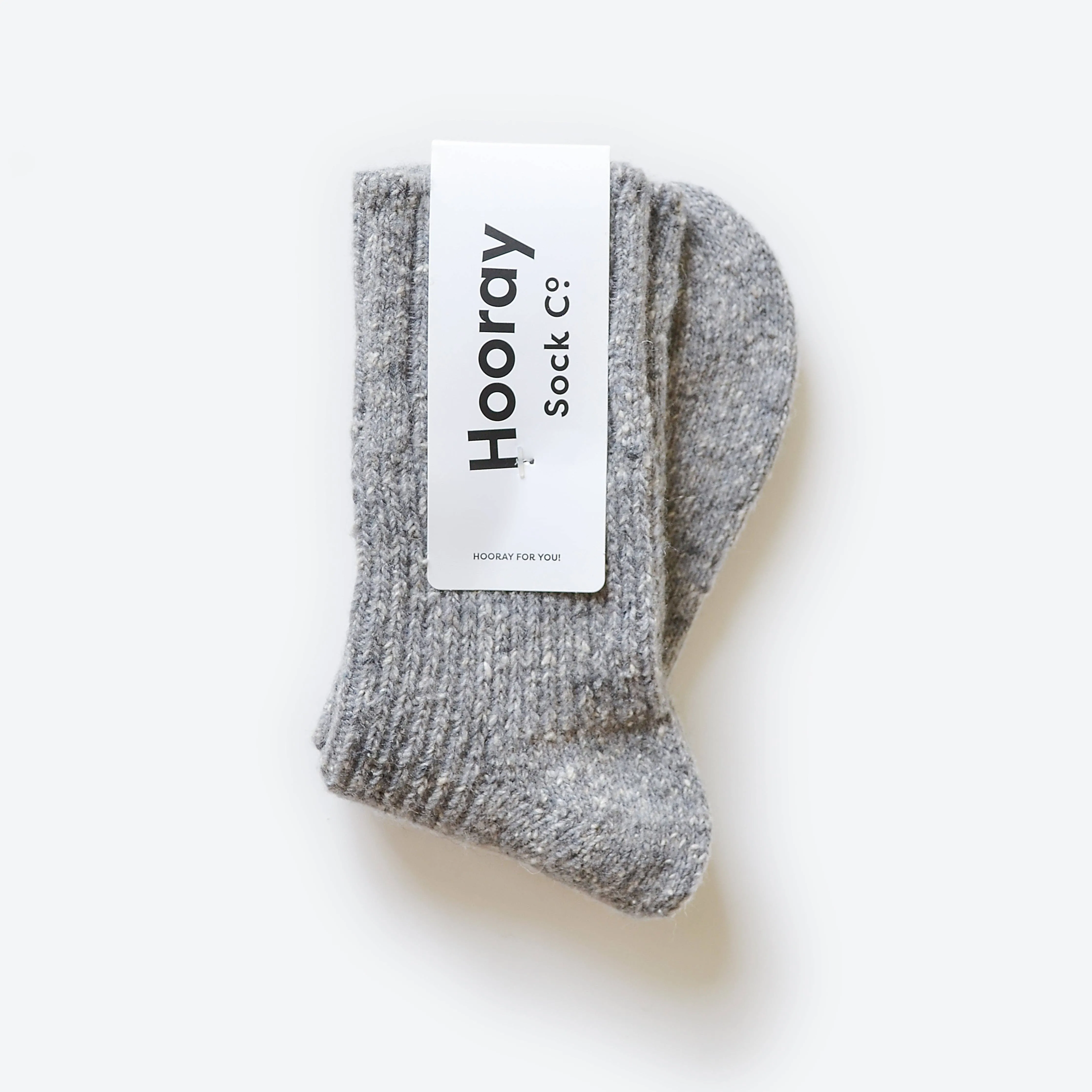 Light Grey Wool Jumper Socks | Small (Women's 4 - 10)