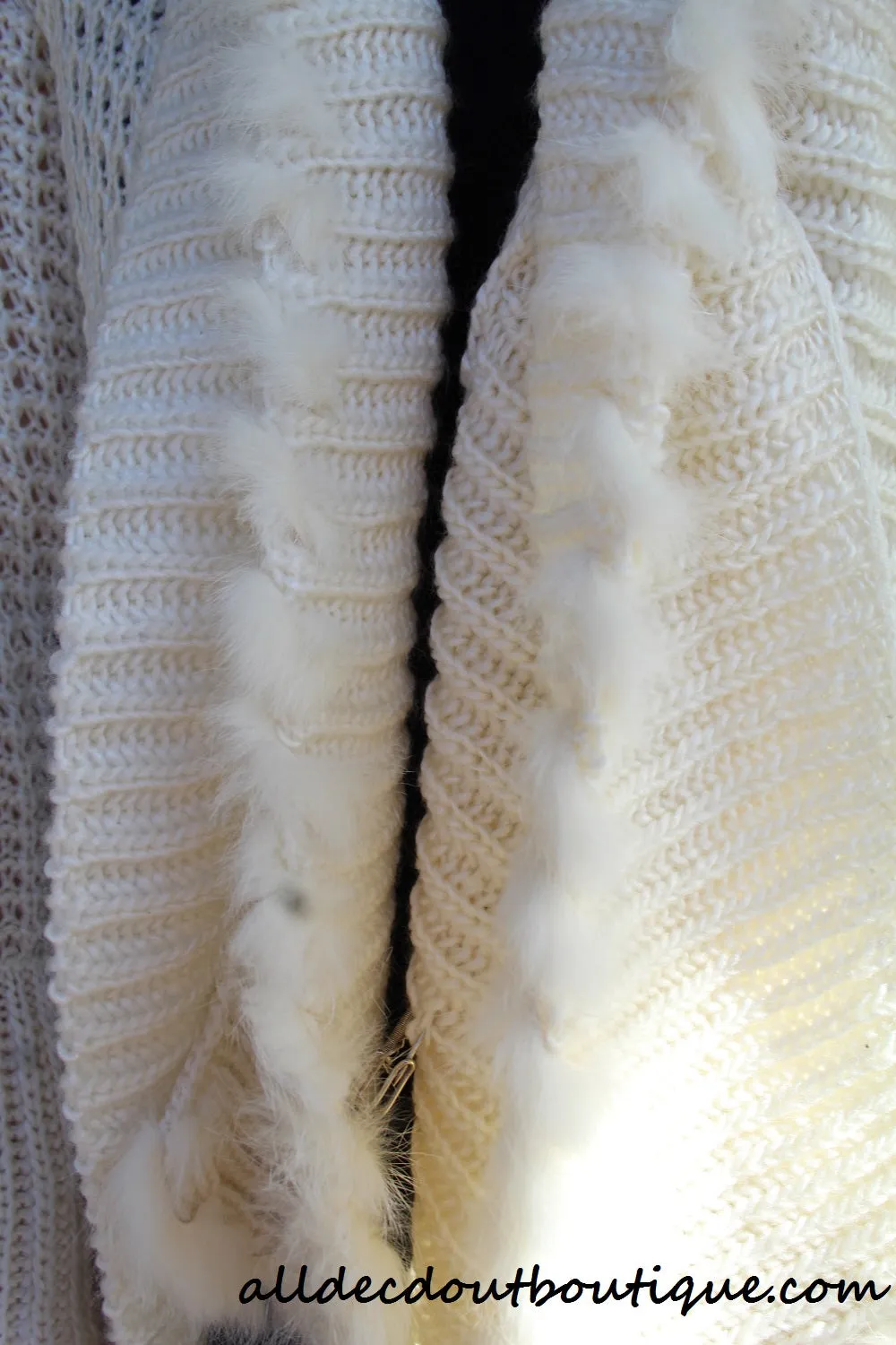 Lily | Crochet Cream Sweater Cardigan