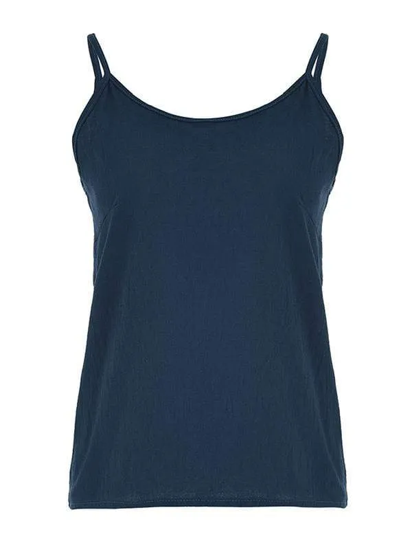 Linen Belle™ | Women's Spaghetti Strap Top | Lightweight Linen Blend, Breathable Fabric & Relaxed Fit