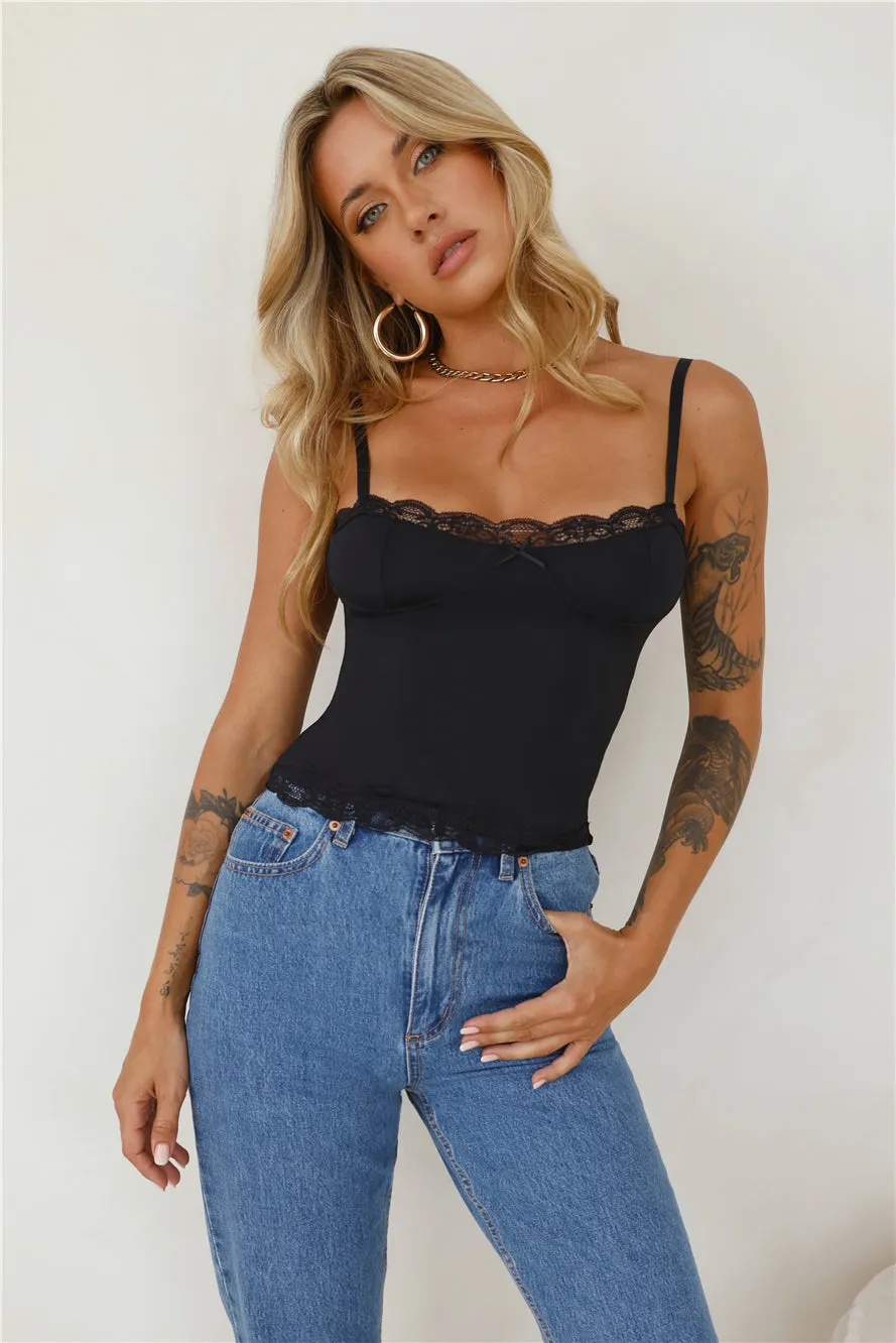 LIONESS Top Model Cami Onyx