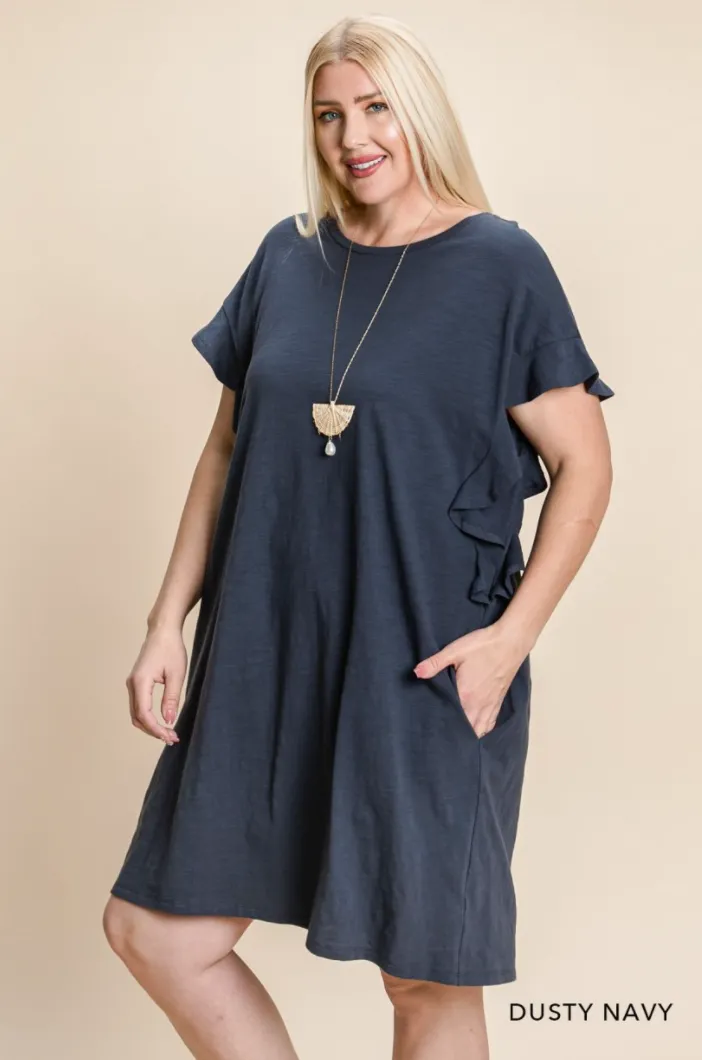 Little Miss Ruffles Dress-Small-3X available