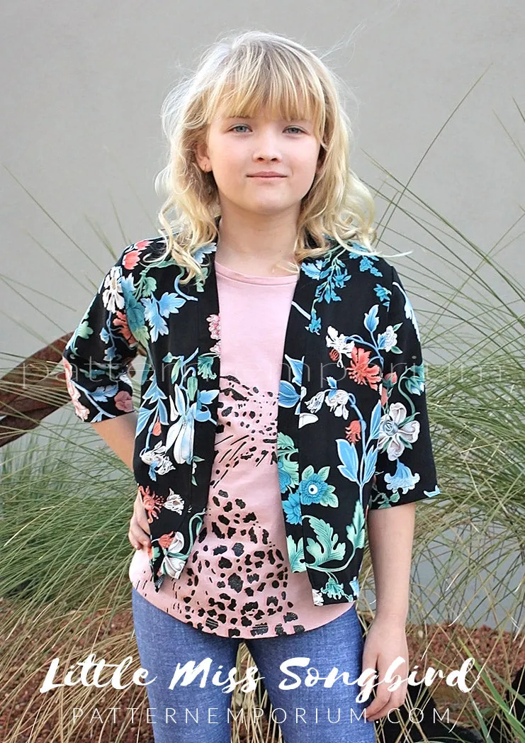 Little Miss Songbird | Duster & Cardi Sewing Pattern