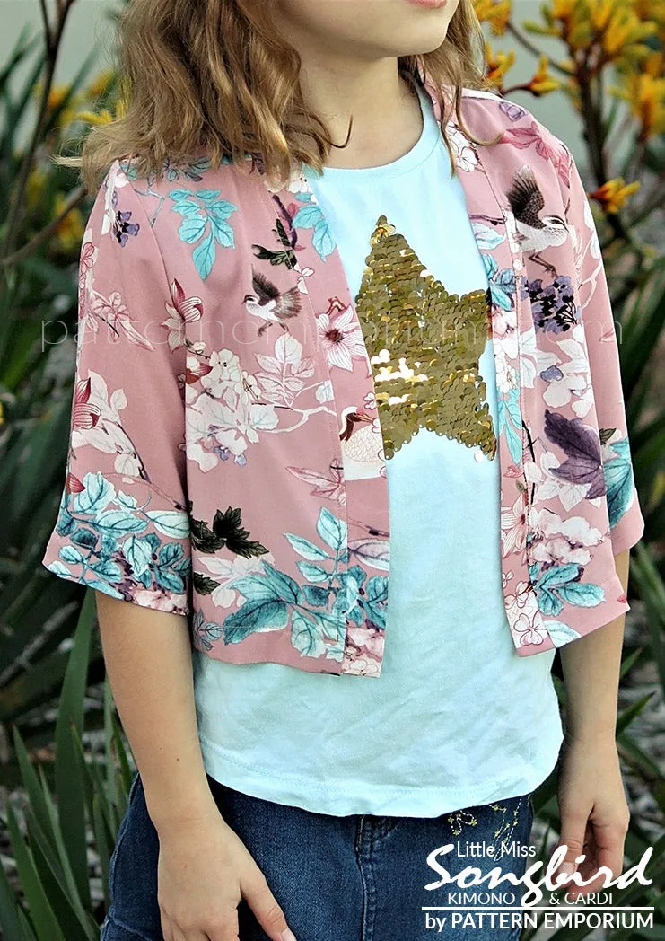 Little Miss Songbird | Duster & Cardi Sewing Pattern
