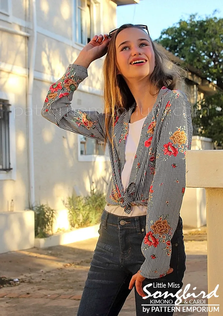 Little Miss Songbird | Duster & Cardi Sewing Pattern