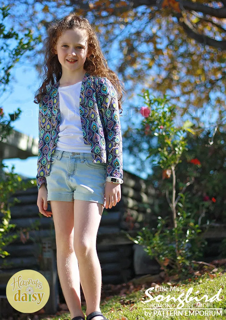 Little Miss Songbird | Duster & Cardi Sewing Pattern