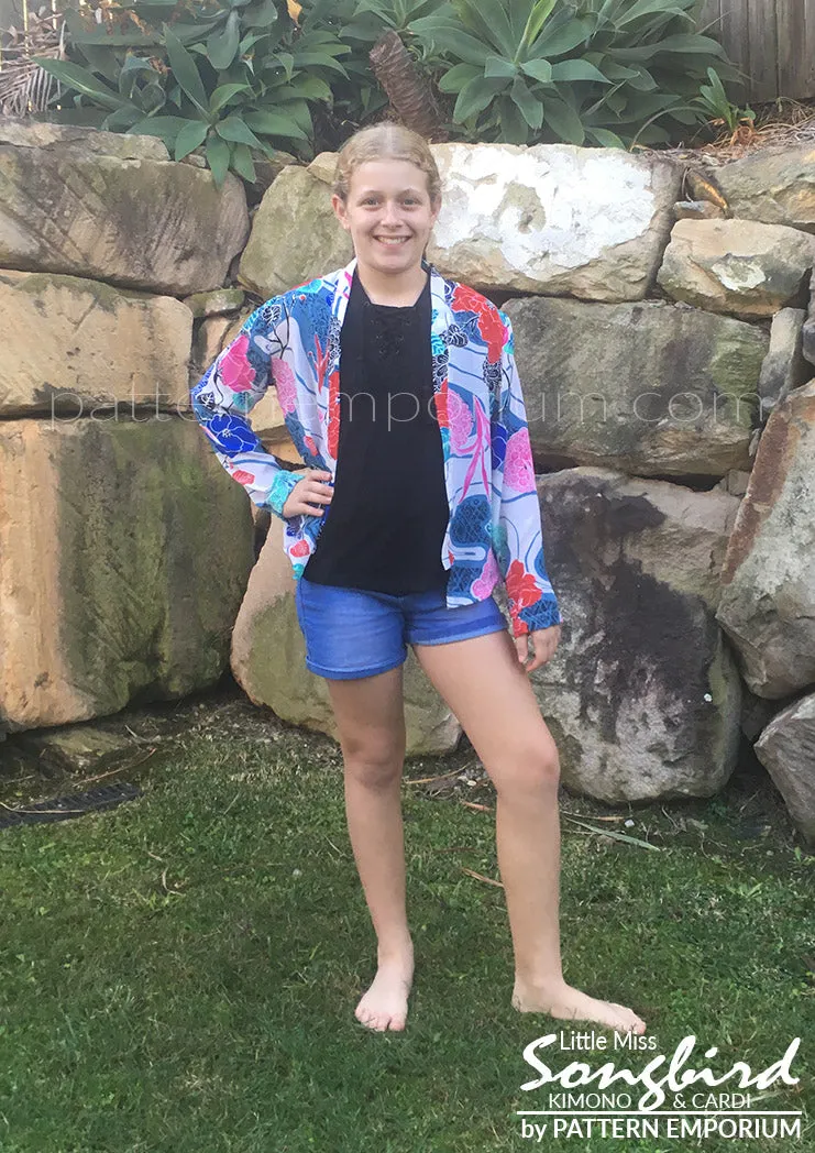 Little Miss Songbird | Duster & Cardi Sewing Pattern