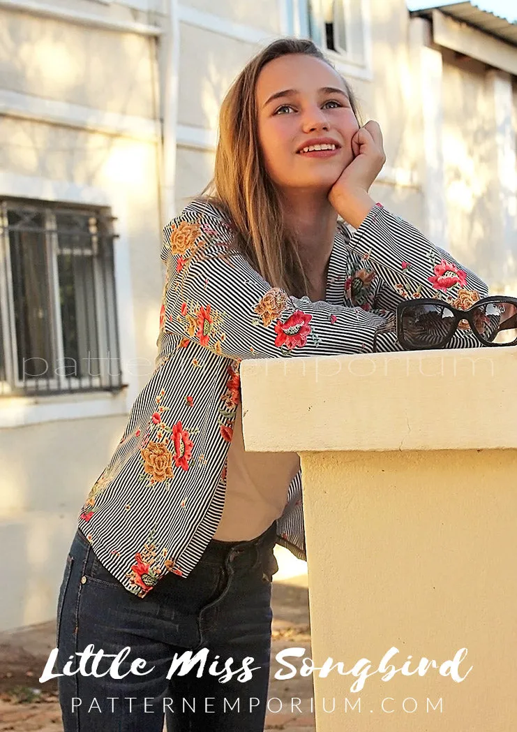 Little Miss Songbird | Duster & Cardi Sewing Pattern