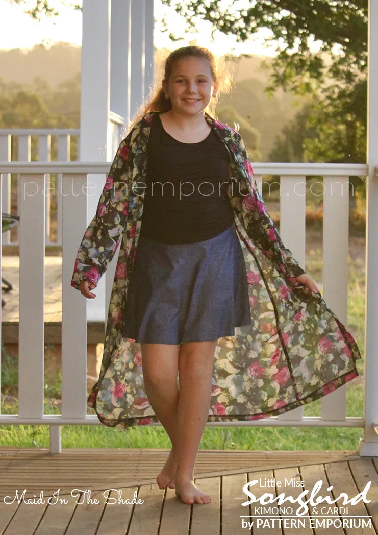 Little Miss Songbird | Duster & Cardi Sewing Pattern