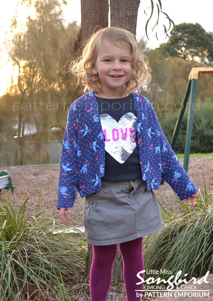 Little Miss Songbird | Duster & Cardi Sewing Pattern