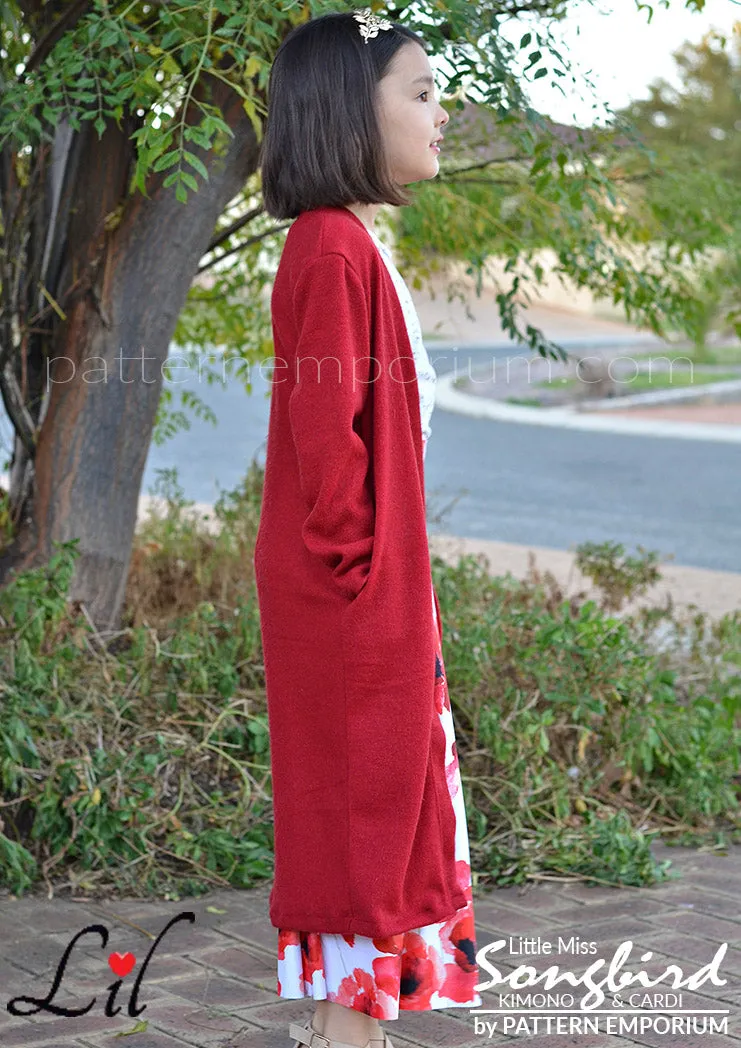 Little Miss Songbird | Duster & Cardi Sewing Pattern