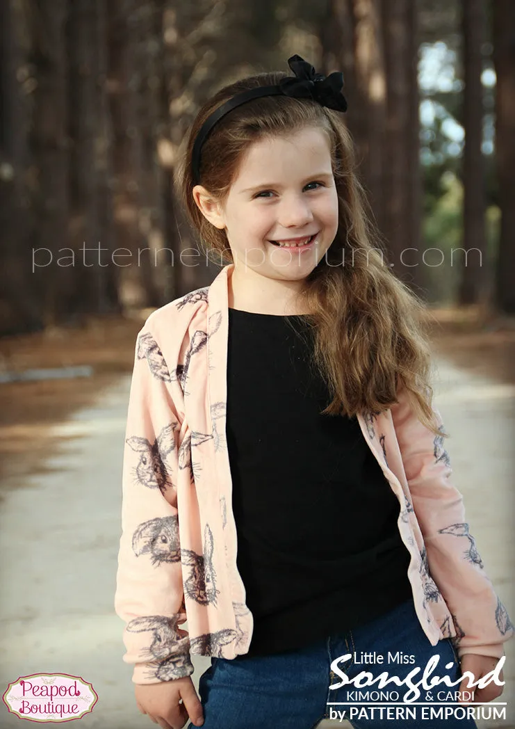 Little Miss Songbird | Duster & Cardi Sewing Pattern