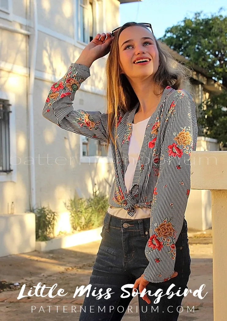 Little Miss Songbird | Duster & Cardi Sewing Pattern