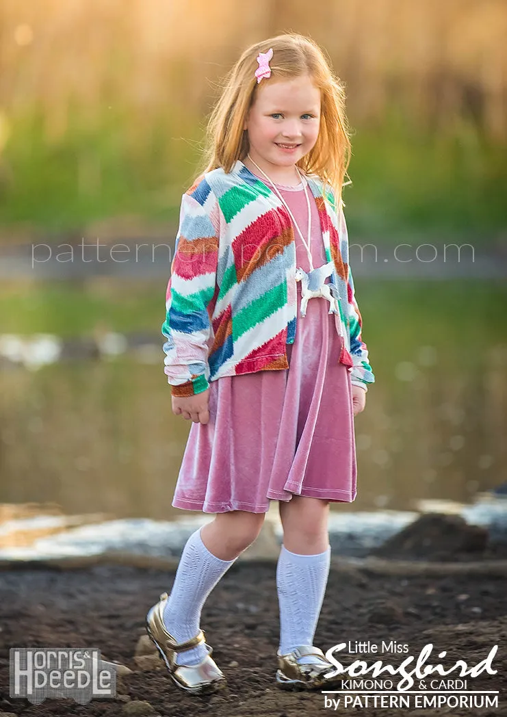 Little Miss Songbird | Duster & Cardi Sewing Pattern