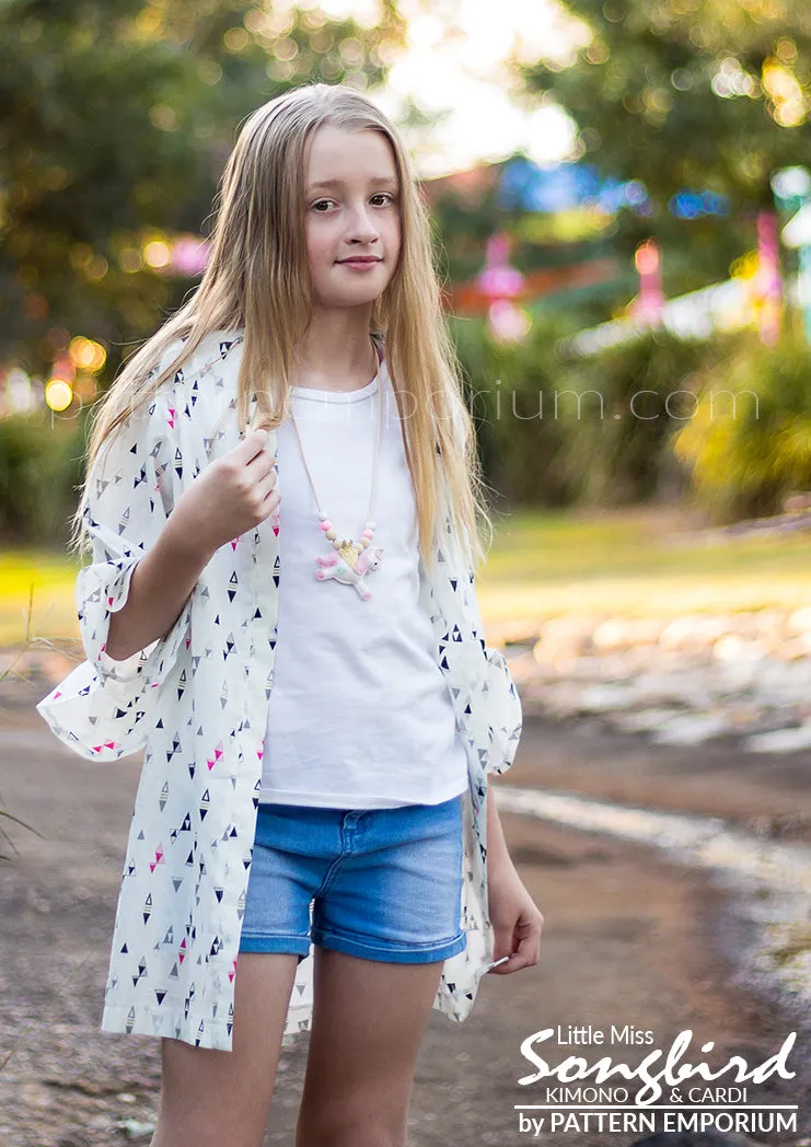 Little Miss Songbird | Duster & Cardi Sewing Pattern