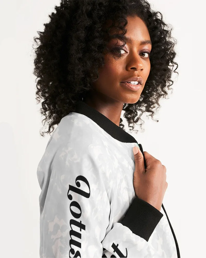 Lotus Night Women's Bomber Jacket
