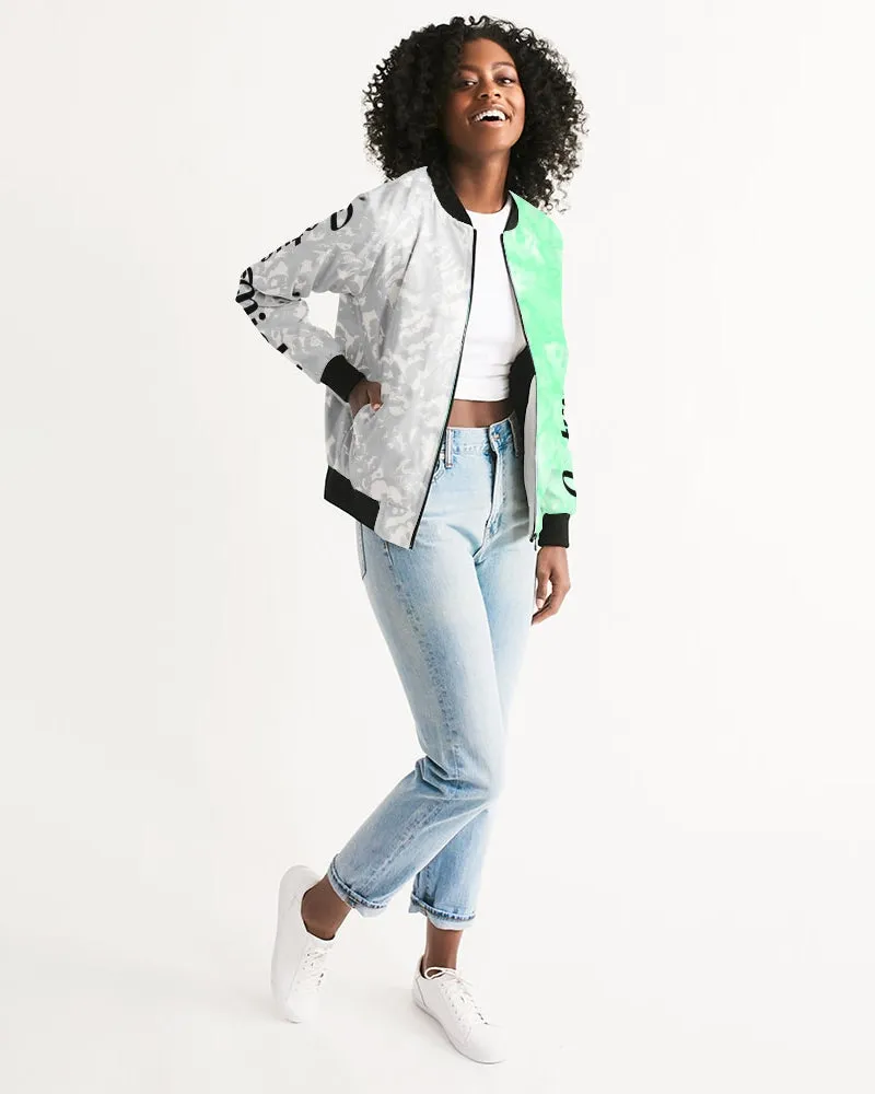 Lotus Night Women's Bomber Jacket