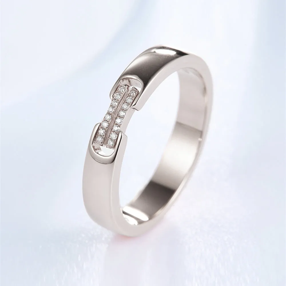 Love Link Diamond Wedding Ring Set